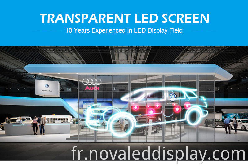 Transparent Led Display Glass Screen